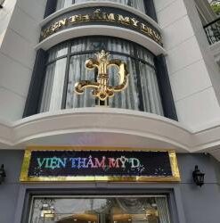 Bảng chữ inox vàng
